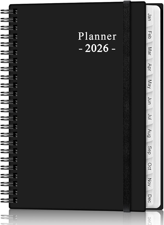 2026 Planner - Planner 2026 from January 2026 - December 2026, Weekly & Monthly by Heveboik