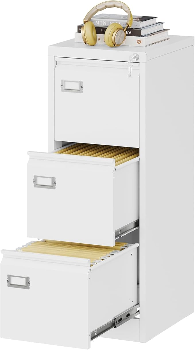 Fesbos 3 Drawers Vertical File Cabinets by Fesbos