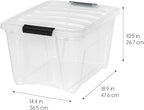 IRIS USA 32 QT Plastic Storage Box - Image 2