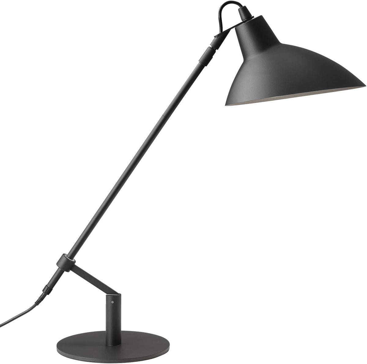 Desk Lamp Modern Industrial 100% Metal Adjustable Table Lamp 24", Natura...