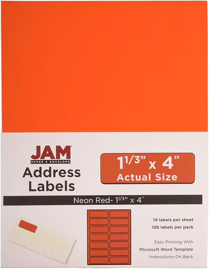 JAM PAPER Shipping Address Labels - Image 7