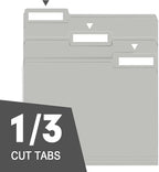 File Folder, RAZCC 150 Pack 1/3 Cut Tab File Folders Letter Size, Folders - Image 3