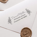 Custom Floral Address Stamp | Choose from 12 Designs | Multiple Ink Color - Image 3
