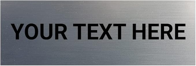 Basic Custom Personalizable Wall or Door Sign | Your Custom Message | Enter - Image 6