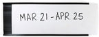 SmartSign 3 x 8 inch Flexible 'C' Channel Shelf Label Holders - Image 5