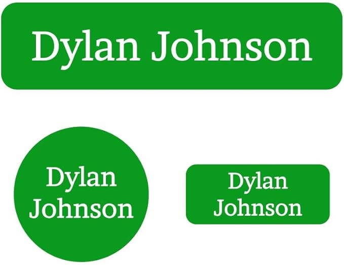 Name Bubbles - Basic Daycare Name Stickers by NameBubbles