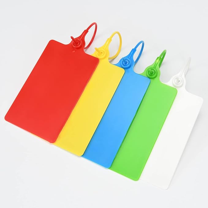 100 Plastic Tags Shipping Tags Water Proof Tags - Image 6