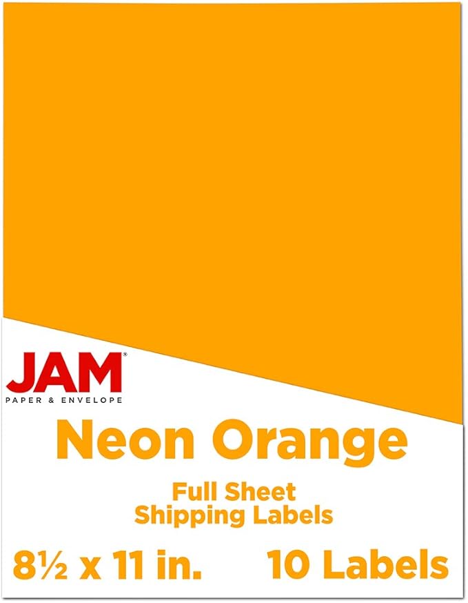 JAM PAPER Full Sheet Shipping Labels by JAMPaper
