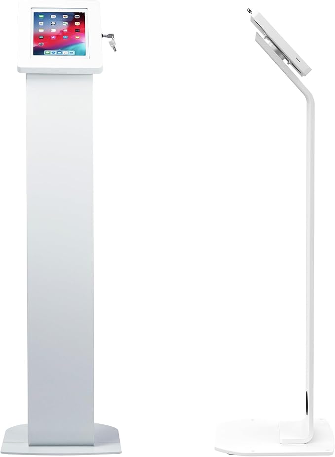 Locking Stand Kiosk – CTA Premium Small Locking Support Base Kiosk by CTA+Digital