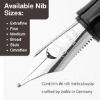 Conklin Duragraph Fountain Pen Ice Blue - Image 6