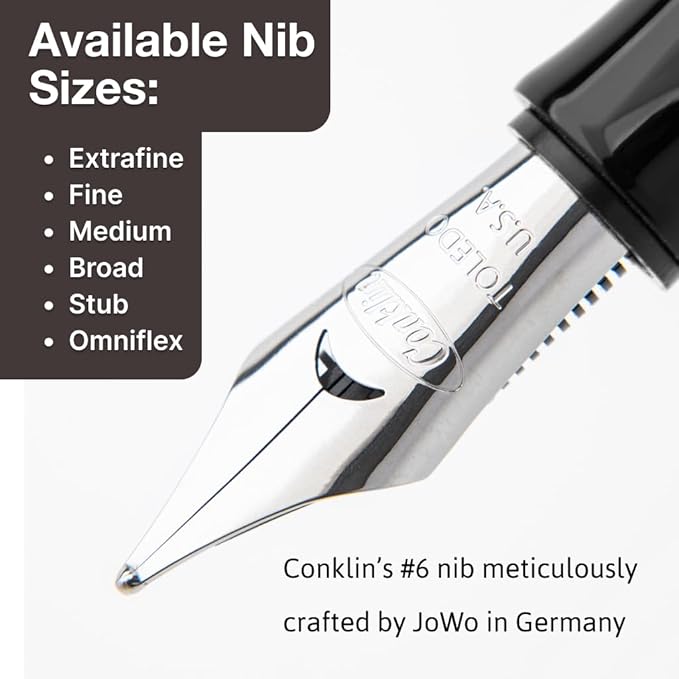 Conklin Duragraph Fountain Pen Cracked Ice - Image 6