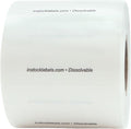 Dissolvable Blank Shelf Life Labels by InStockLabels