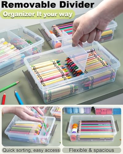extra large pencil box with removable divider, thickened, close-up detail