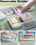 extra large pencil box with removable divider, thickened, close-up detail