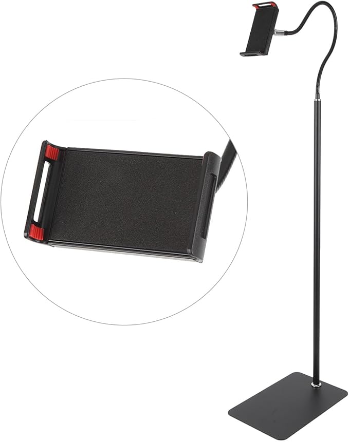 Shurzmotic Tablet Floor Stand, Phone Mount Bracket Holder, Flexible Move 360° - Image 2