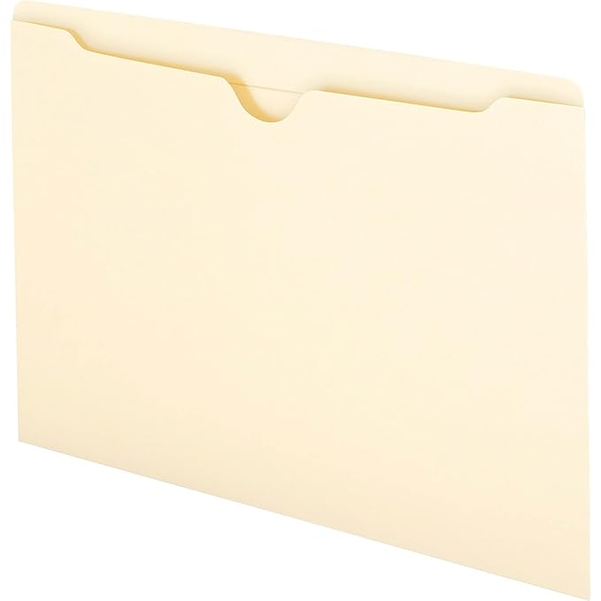 Smead File Jacket, Reinforced Straight-Cut Tab, Flat-No Expansion, Legal Size - Image 3