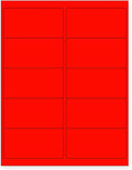 NextDayLabels - 8-1/2 x 11" Neon Color High Light Fluorescent Labels by NextDayLabels