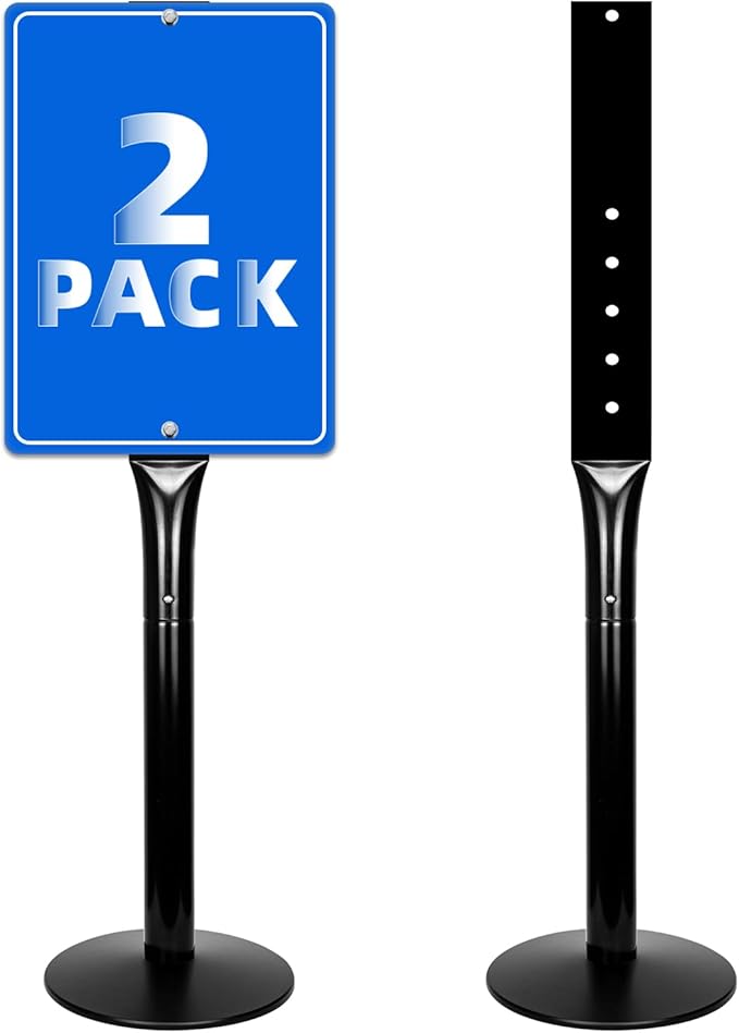 INNOVSIGN Heavy Duty Sign Base Cast Iron Sign Post by INNOVSIGN