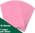 JAM PAPER Full Sheet Shipping Labels - Image 2