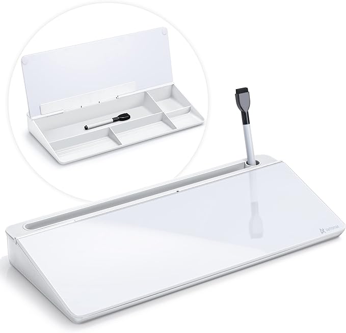 Varhomax Glass Desk Whiteboard by Varhomax