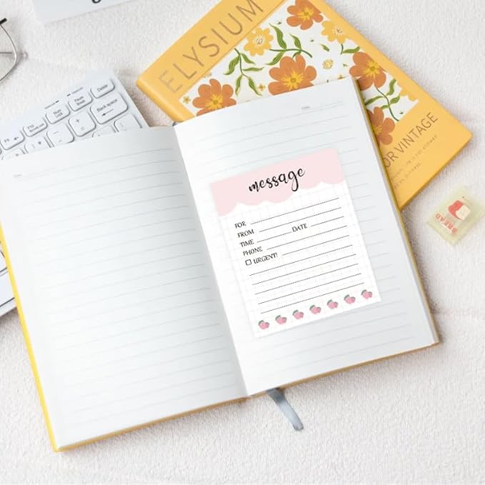6 Pieces Telephone Message Sticky Notes Pads 4 x 5 Inch Self Adhesive Book Call - Image 3