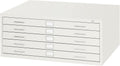 Safco Products Flat File for 36" W x 24" D Documents, 5-Drawer (Additional Options Sold Separately), White