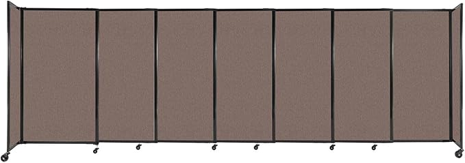 Versare Straightwall Sliding Portable Wall Partition | Freestanding Office by VERSARE