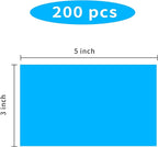 STARLIBOO 3"X5" Rectangle Colored Labels, Removable Moving Labels - Image 2