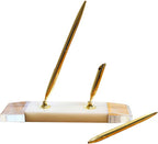 Stone-Style Pen Stand with Zinc Alloy Ballpoint Pen, The best choice - Image 4