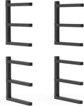 lumber storage metal rack, 3-level wall-mounted organizer and, main product view