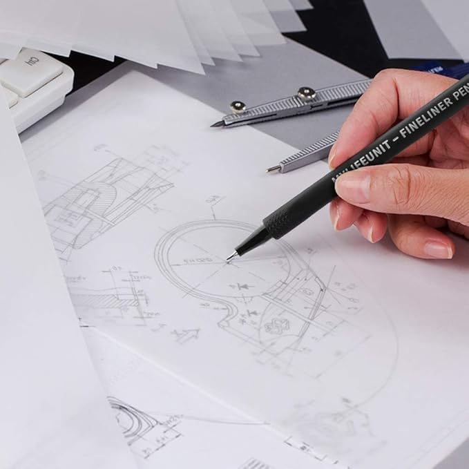 MyLifeUNIT Tracing Paper for Drawing, Translucent Vellum Paper 8.5 x 11 inches - Image 7