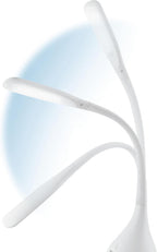 ottlite creative curves led desk lamp, white, main product view