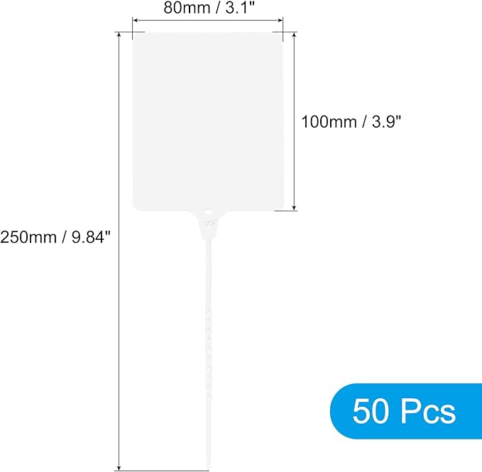 MECCANIXITY Plastic Seals Shipping Tags, - Image 2