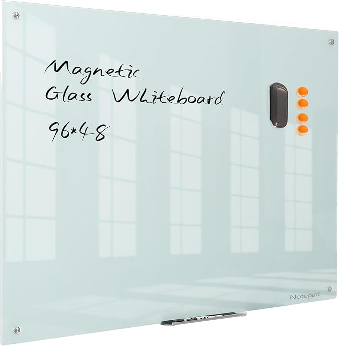 Magnetic Glass Dry Erase Board by Unknown