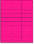 NextDayLabels - 8-1/2 x 11" Neon Color High Light Fluorescent Labels by NextDayLabels