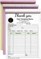 Custom Carbonless Sales Invoice Form Books by Unknown