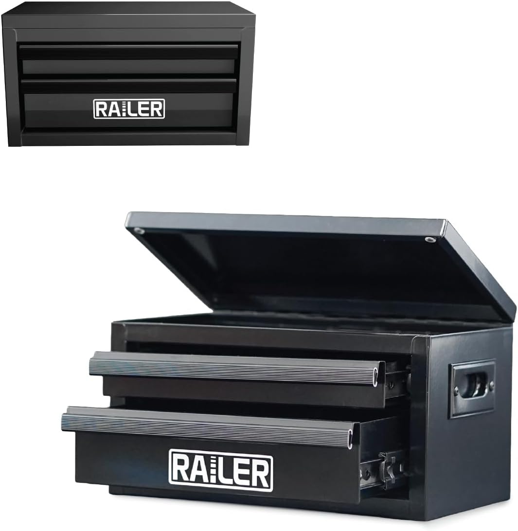 Mini Metal Tool Box Organizer Small Steel Drawer Storage Workshop Chest