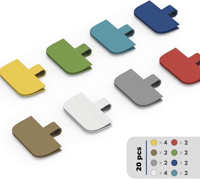 Cable Labels Large Size, XIAOXI Write On Cord Label, Wire Labels, Cable Tags by ProfessionalCableManager
