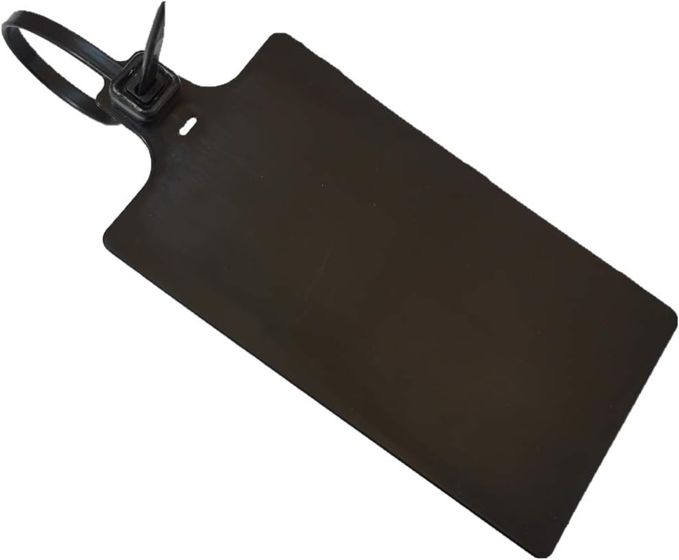 Blank Waterproof Plastic Tags Marker Ties Large Labeling Tags 2.28"×3.94" by XF-Vel
