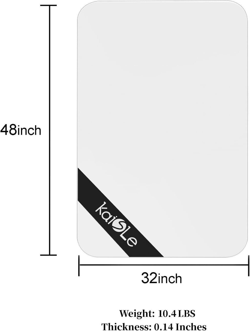 32"x48" Heavy Duty Clear Office Chair Mat for Carpet | Chair Mat Under Computer Desk Floor Mat Protector for Carpeted Floors, Can be Used on Carpet or Hard Floor