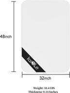 32"x48" Heavy Duty Clear Office Chair Mat for Carpet | Chair Mat Under Computer Desk Floor Mat Protector for Carpeted Floors, Can be Used on Carpet or Hard Floor