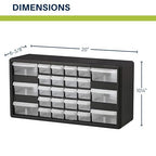 Akro-Mils 26-Drawer Plastic Drawer Storage Cabinet - Image 3