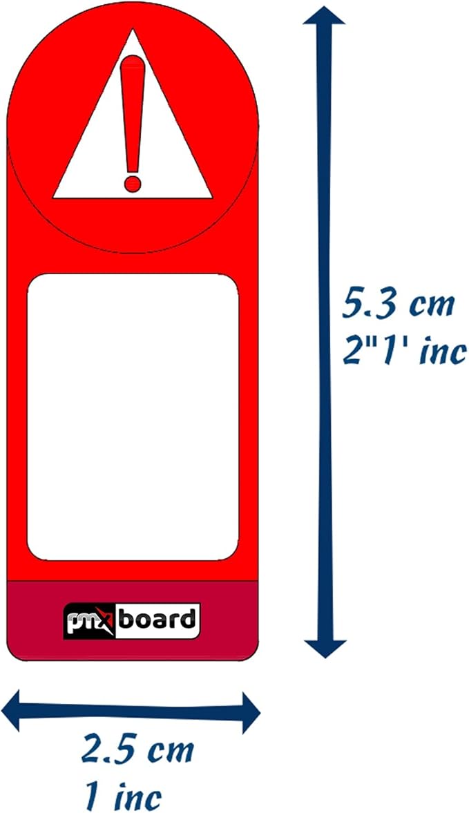 PMXBOARD Magnetic Blocker Cards – 8-Pack Kanban & Scrum Board Alert Magnets | - Image 2