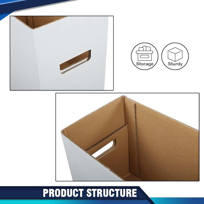 PIT66 3 Pack Comic Book Storage Comic Book Box Holds 150-175 Comics Collapsible - Image 8