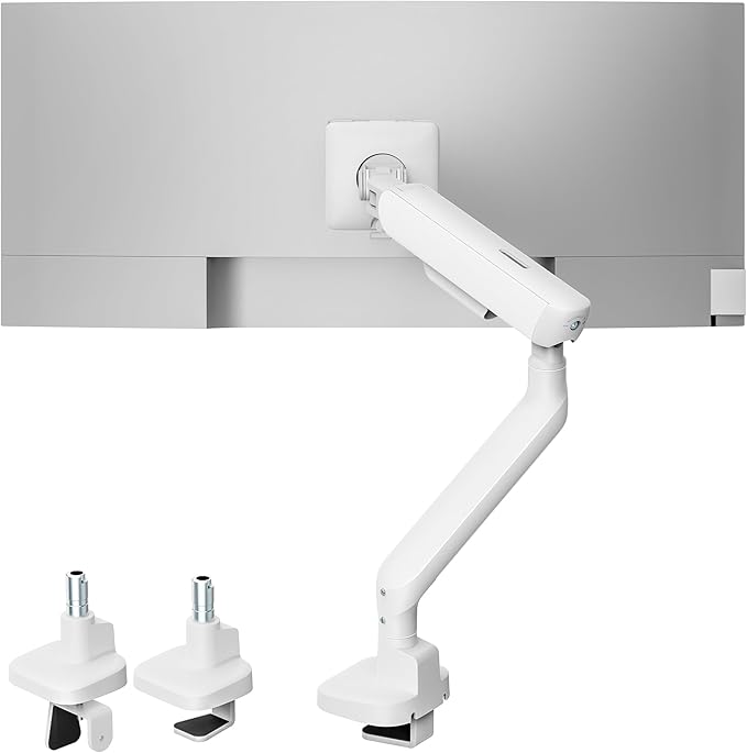 monTEK Single Monitor Arm, Mechanical Spring Monitor Arm by monTEK