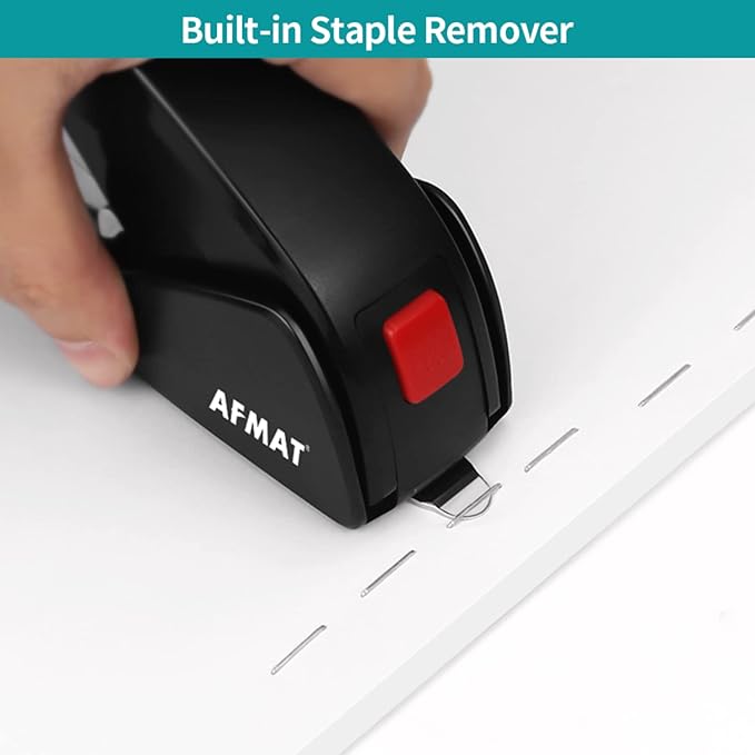AFMAT Stapler for Desk, 50 Sheet Effortless Desktop Stapler Staple - Image 5