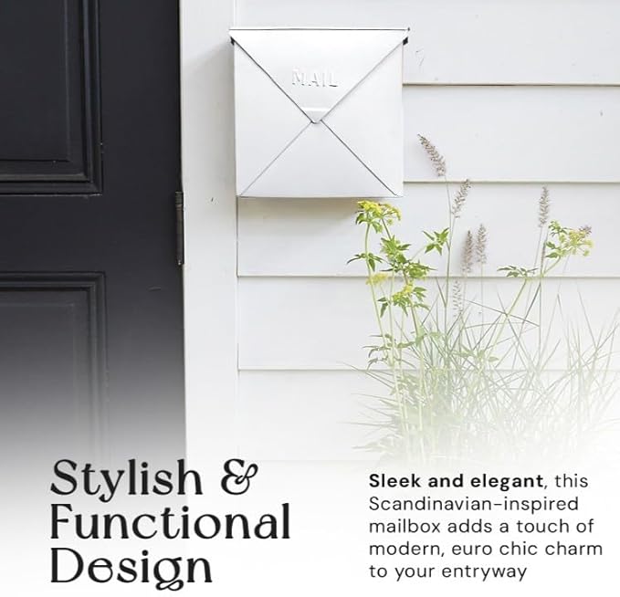 NACH Mailboxes for Outside Wall Mount, Waterproof Mailboxes for Outside - Image 2