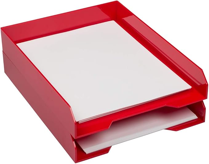 JAM PAPER Stackable Paper Trays - Image 3