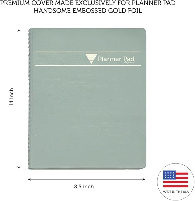 Planner Pad Spiral Bound 3-Tier Funnel Down 12 Month Organizer, October 2025 – - Image 6