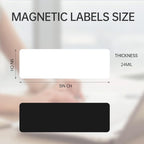 OQUYDEA 100-Pack Dry Erase Magnetic Labels - Image 2